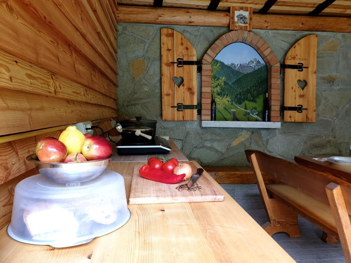 Apartment And Garden House Among The Mountains Podbrdo ภายนอก รูปภาพ