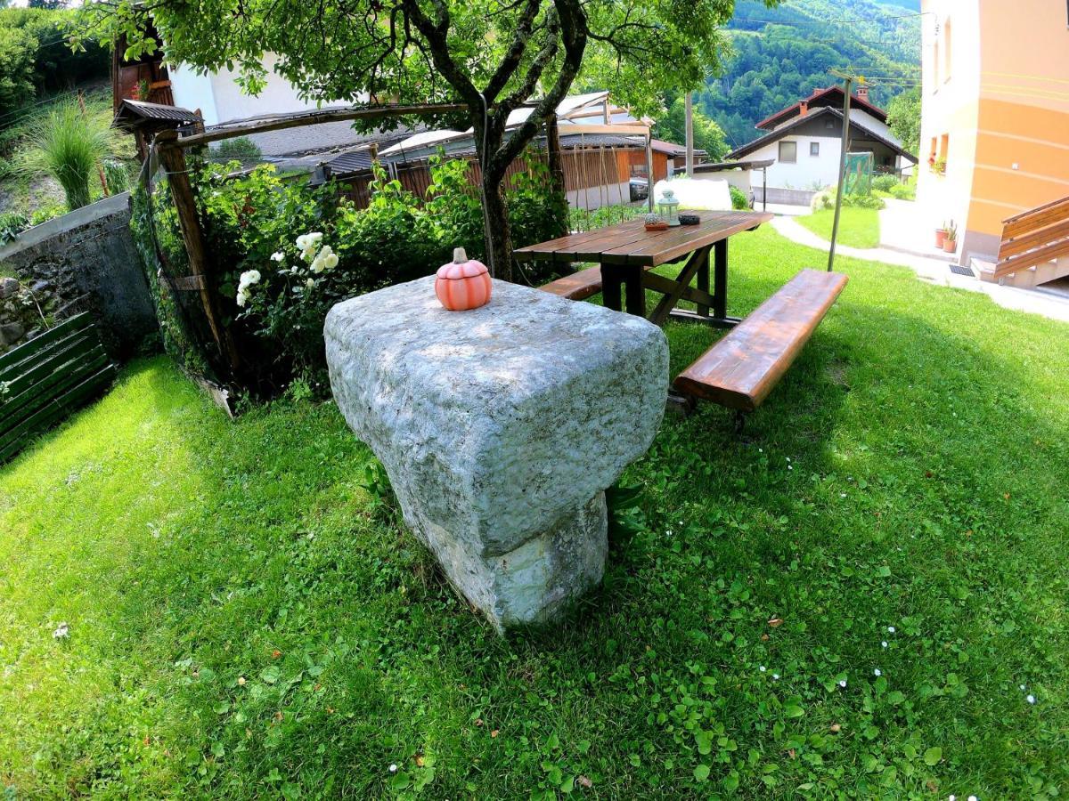 Apartment And Garden House Among The Mountains Podbrdo ภายนอก รูปภาพ